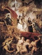 Peter Paul Rubens The Landing of Marie de'Medici at Marseilles France oil painting artist